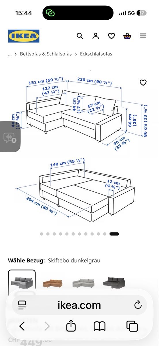 Sofas: Bettsofa – D'occasion à Thun par MundArt 4