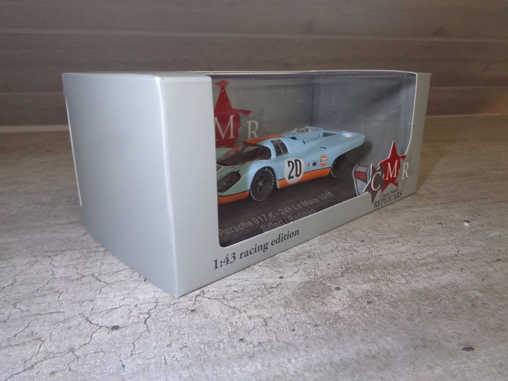 Porsche 917K Altaya - 24 Heures Du Mans 1970 - Échelle 1/43 (Réf 15) - Bleue