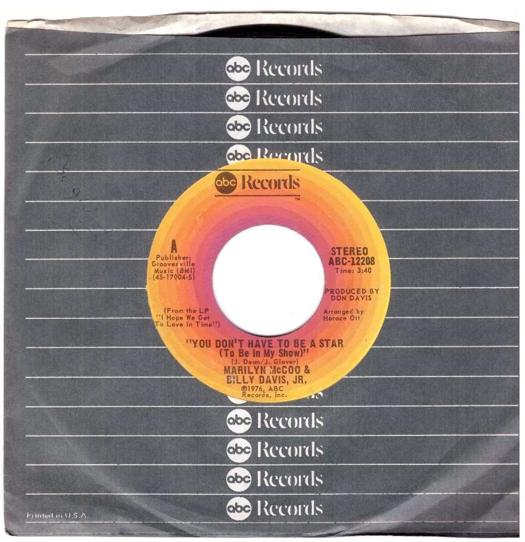 Dischi in vinile: MARILYN MC'COO & BILLY DAVIS JR. – Usato da Bassersdorf venduto da house-of-vinyl