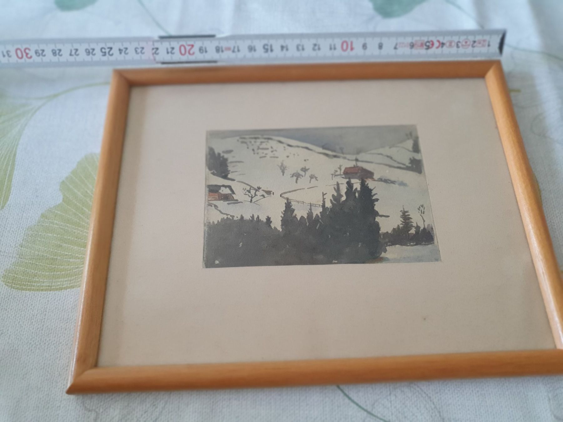 Posters & Illustrations: Bild Rahmen verschneite Landschaft 20x25 cm – D'occasion à Winterthur par Natascha_1994 2