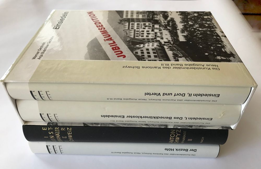 Die Kunstdenkmäler des Kantons Schwyz. Band II, III.I+.II,IV 1