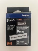 👉Brother P-Touch Schriftband, 8 Meter / TZe-S221, 9mm👈