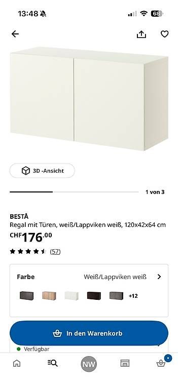 Ikea Kommoden: Sideboard Besta von Ikea – Gebraucht aus St. Gallen von nwh_mh9q 3