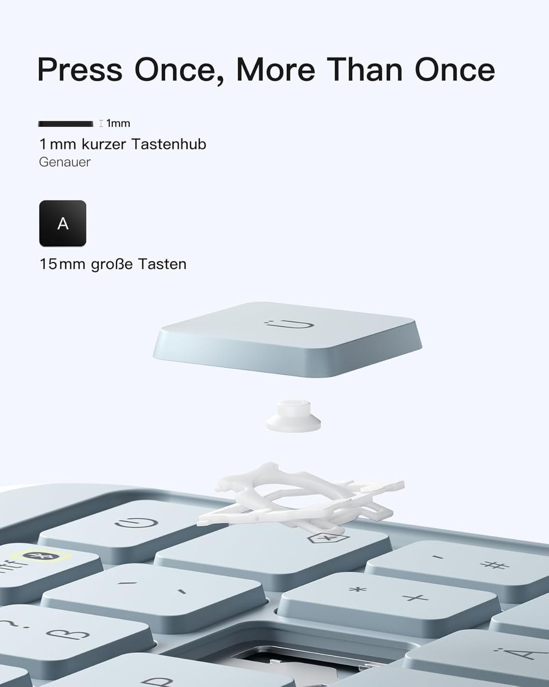 Tastaturen: iPad Tastatur Hülle QWERTZ Touchpad – Neu und originalverpackt aus Suhr von TradeMasters 8