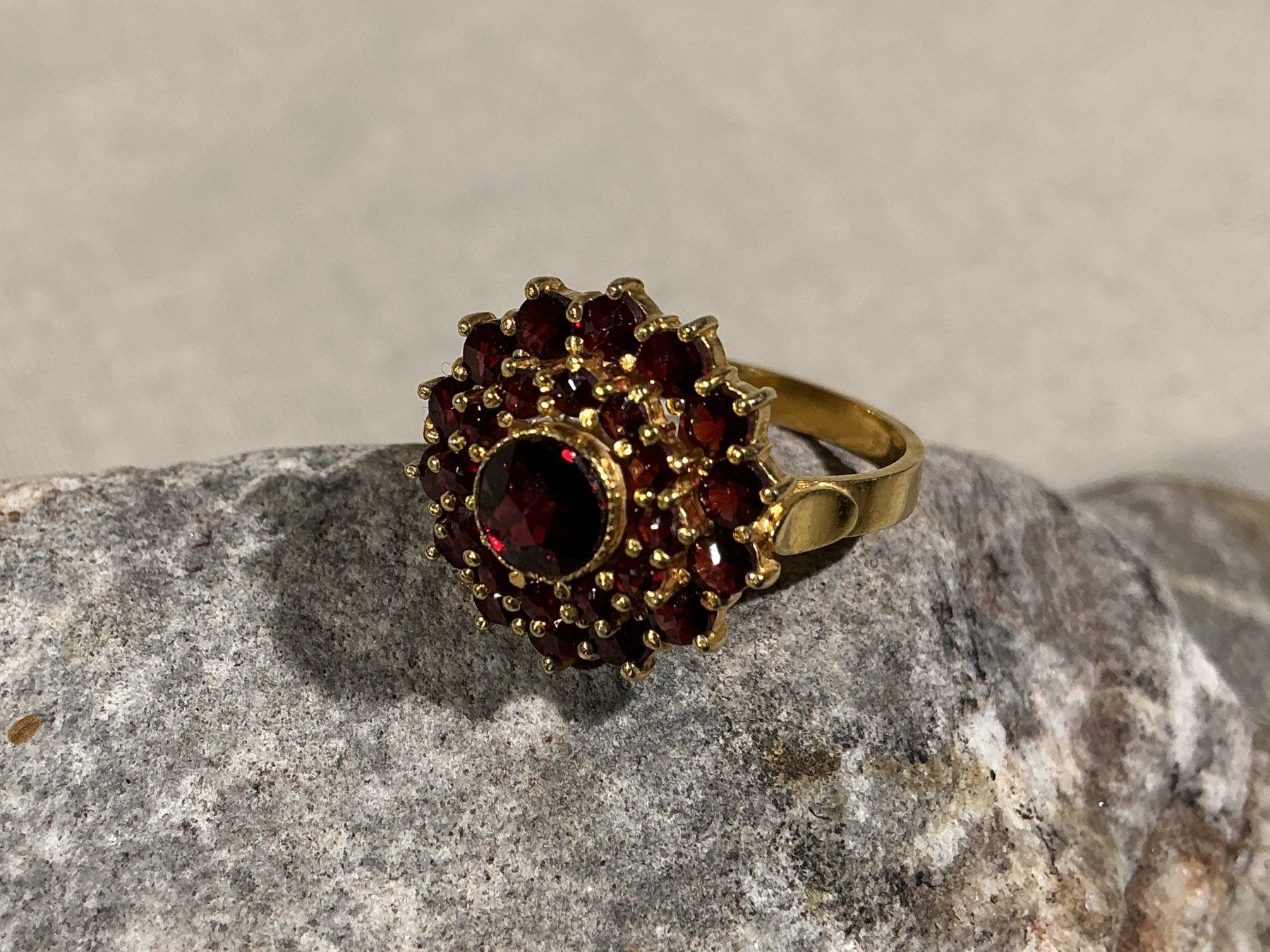 Anelli: BÖHMISCHER GRANATSCHMUCK Ring Gr. 56 – Nuovo (secondo la descrizione) da Richterswil venduto da Restwert_Richterswil 4
