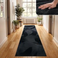 PREISVORSCHLAG ☝️ Teppich Super Soft NOIR 80x300 XXL Länge