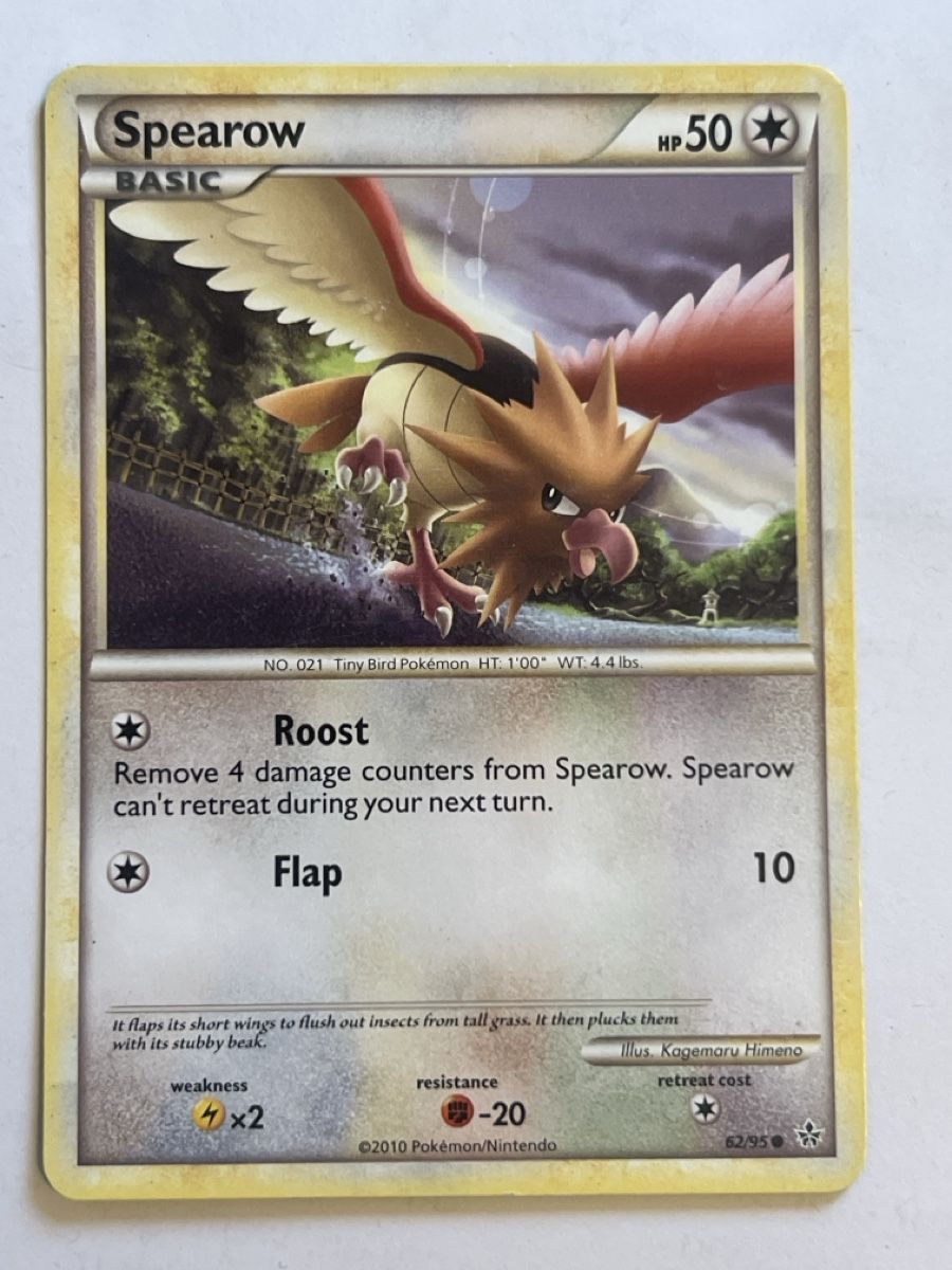Pokémon Sammelbilder & Trading cards: Pokemon Karte Spearow Unleashed  – Gebraucht aus Almens von dra_mql5