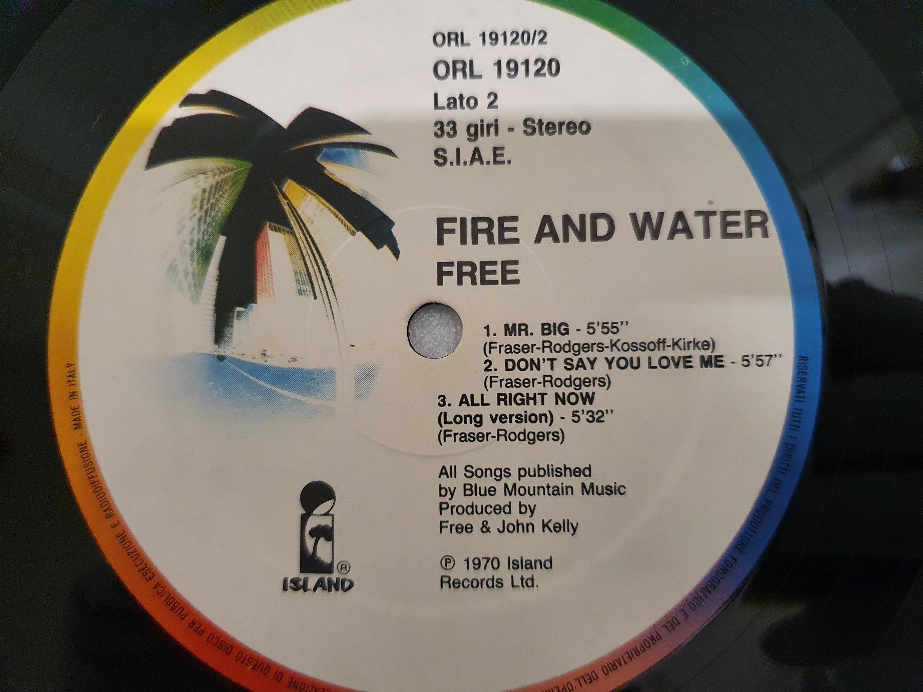 Schallplatten: Free – Fire And Water – Gebraucht aus Uster von Vinyl-Leidenschaft 5