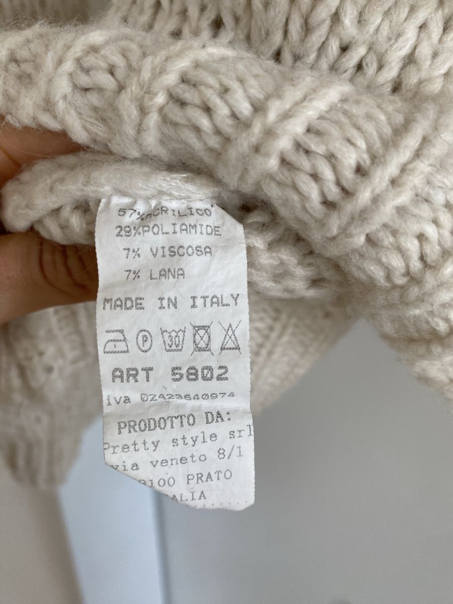 Pullover & Sweatshirts: Strickpullover beige grob gestrickt – Gebraucht aus Emmen von Linda-Bachmann 3