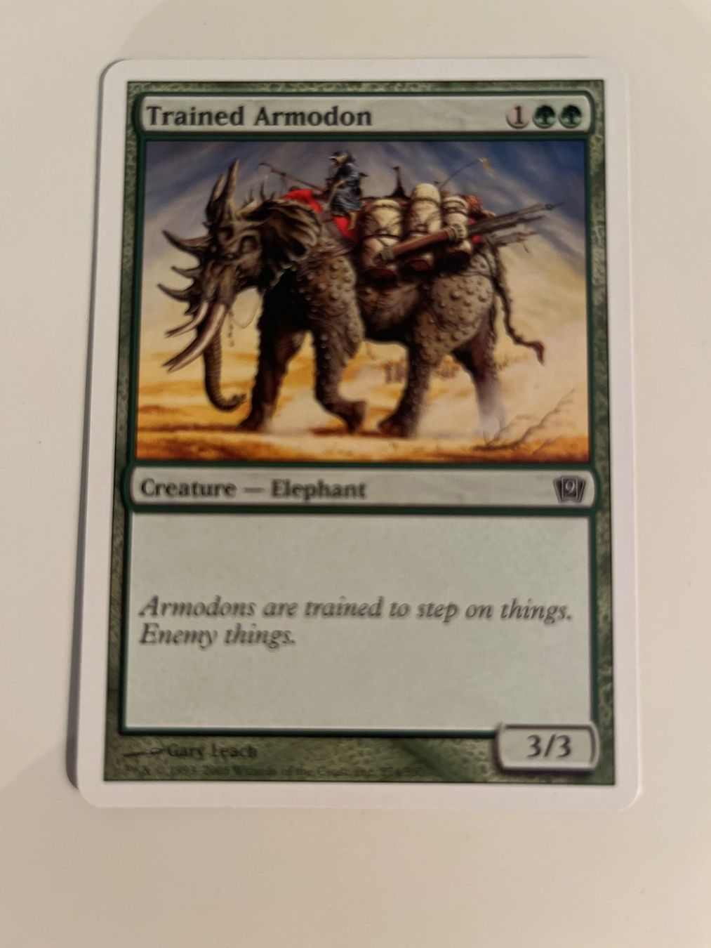 Magic The Gathering Carte collezionabili: 1 x Trained Armodon - Magic: The Gathering - MtG – Usato da Kriens venduto da Shadi1980