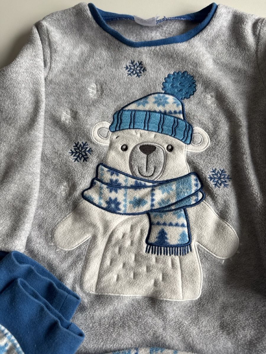 Pigiama & Simili: Pyjama Eisbär grau blau Grösse 98/104 – Usato da Zürich venduto da PetraCarmen 1