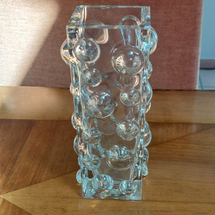Vintage Bubbles Vase, Kristallglas (?), 70er Jahre (Gebraucht) in ...