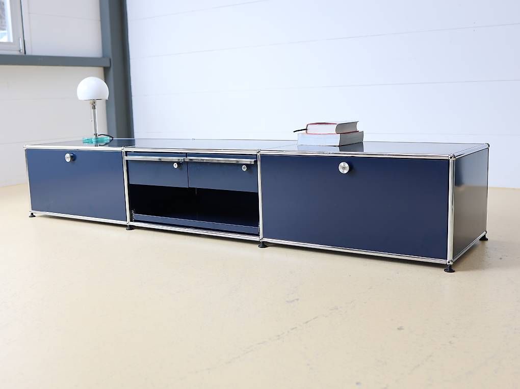 USM Cassettiere: USM Haller Lowboard Stahlblau T50 – Usato da Meinisberg venduto da atelier_TILIJA 9