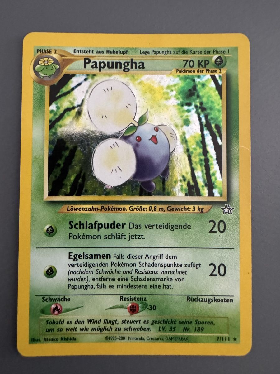 Pokémon Carte collezionabili: Papungha evolution trio Pokemon neo genesis DE – Usato da Wald ZH venduto da Boltriz 3