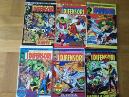 6 X I Difensori Comics - Marvel COMIC ITALIENISCH