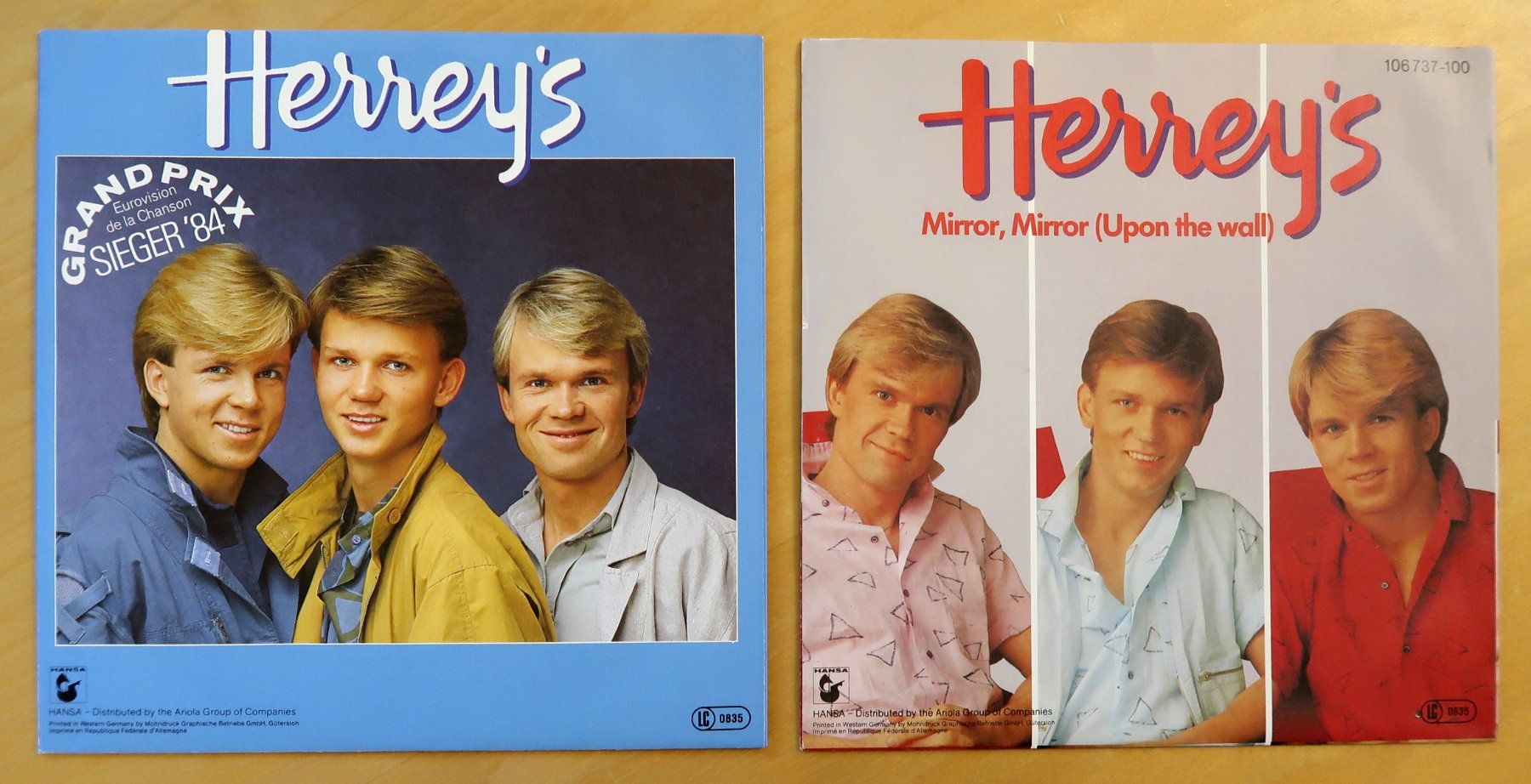 Dischi in vinile: HERREY'S - 2 VINYL SINGLES (NM) – Usato da Hedingen venduto da Studers 1
