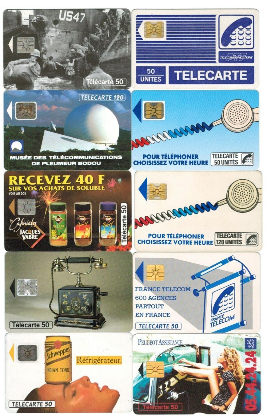 Schede telefoniche: 10 Telefonkarten Frankreich – Usato da Zürich venduto da Tolima194