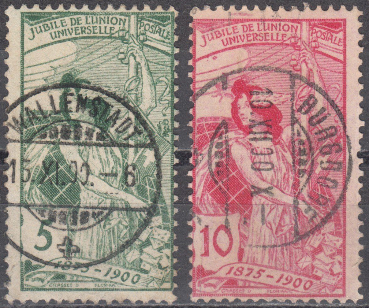 Tous les timbres: SBK 77C - 78C mit Vollstempel – D'occasion à Bürglen TG par StampGraf