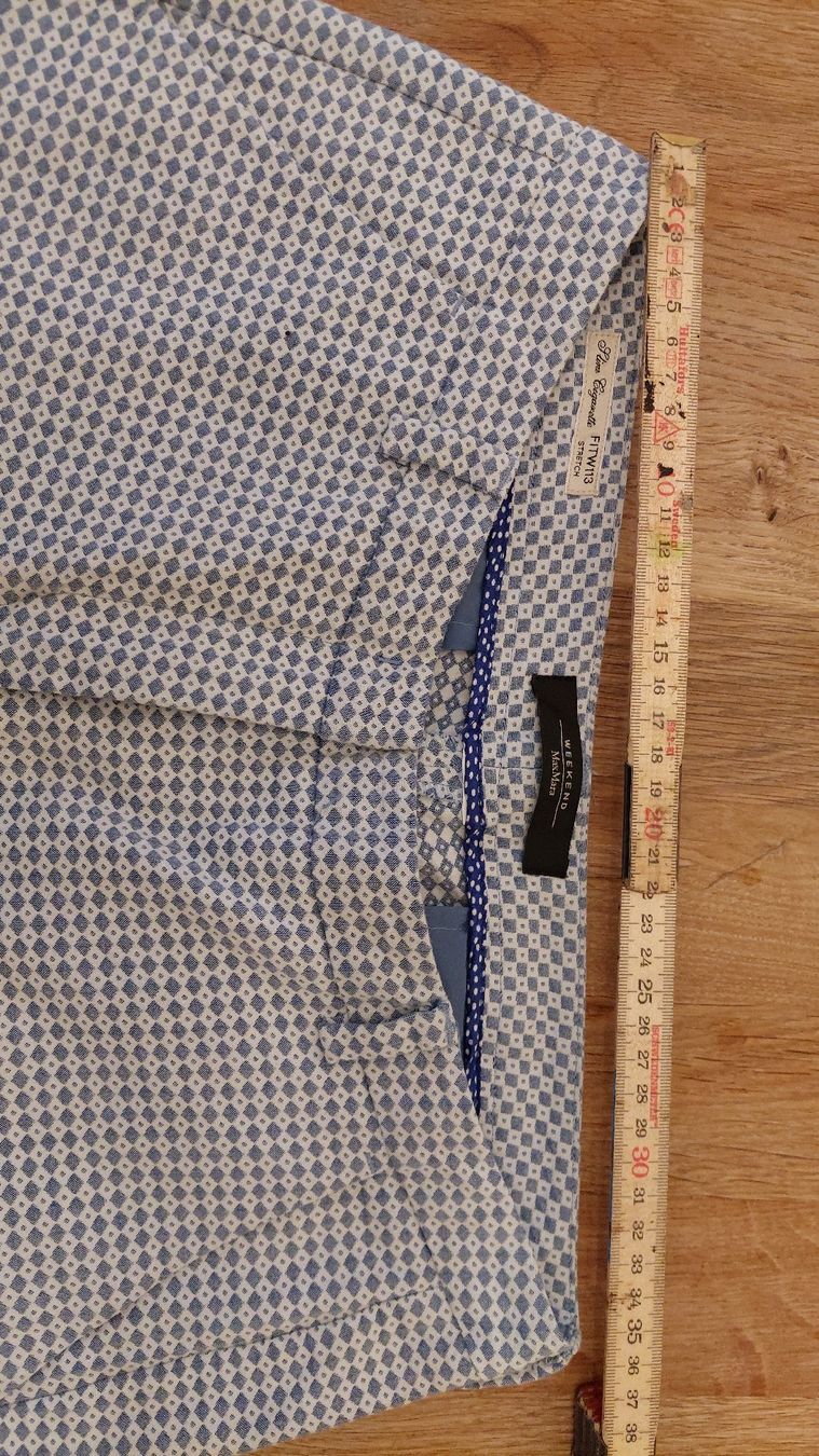 Max Mara Pantaloni: Weekend Max Mara Hose, Slim Cigarette, hellblau gr 36 – Usato da Gwatt (Thun) venduto da Letzte-Chance-III 6