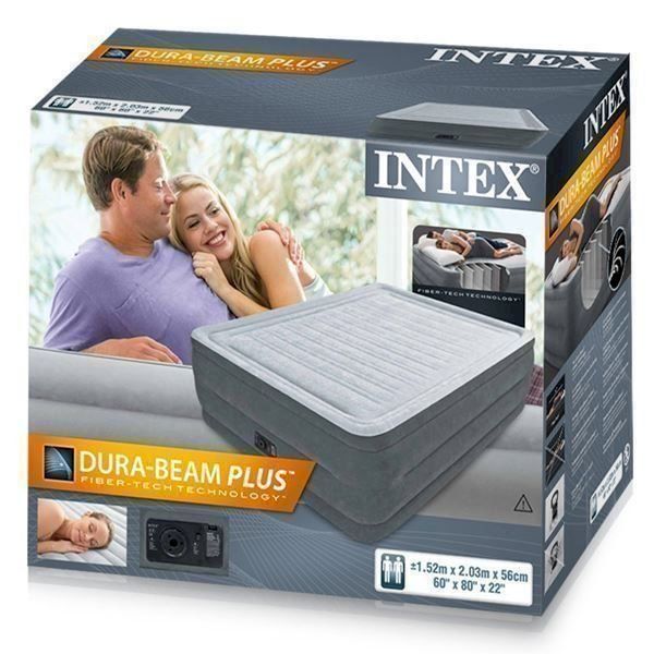 Tappetini fitness: Intex Comfort-Plush High Rise Queen – Nuovo e nell'imballaggio originale da Bottighofen venduto da zaap 3