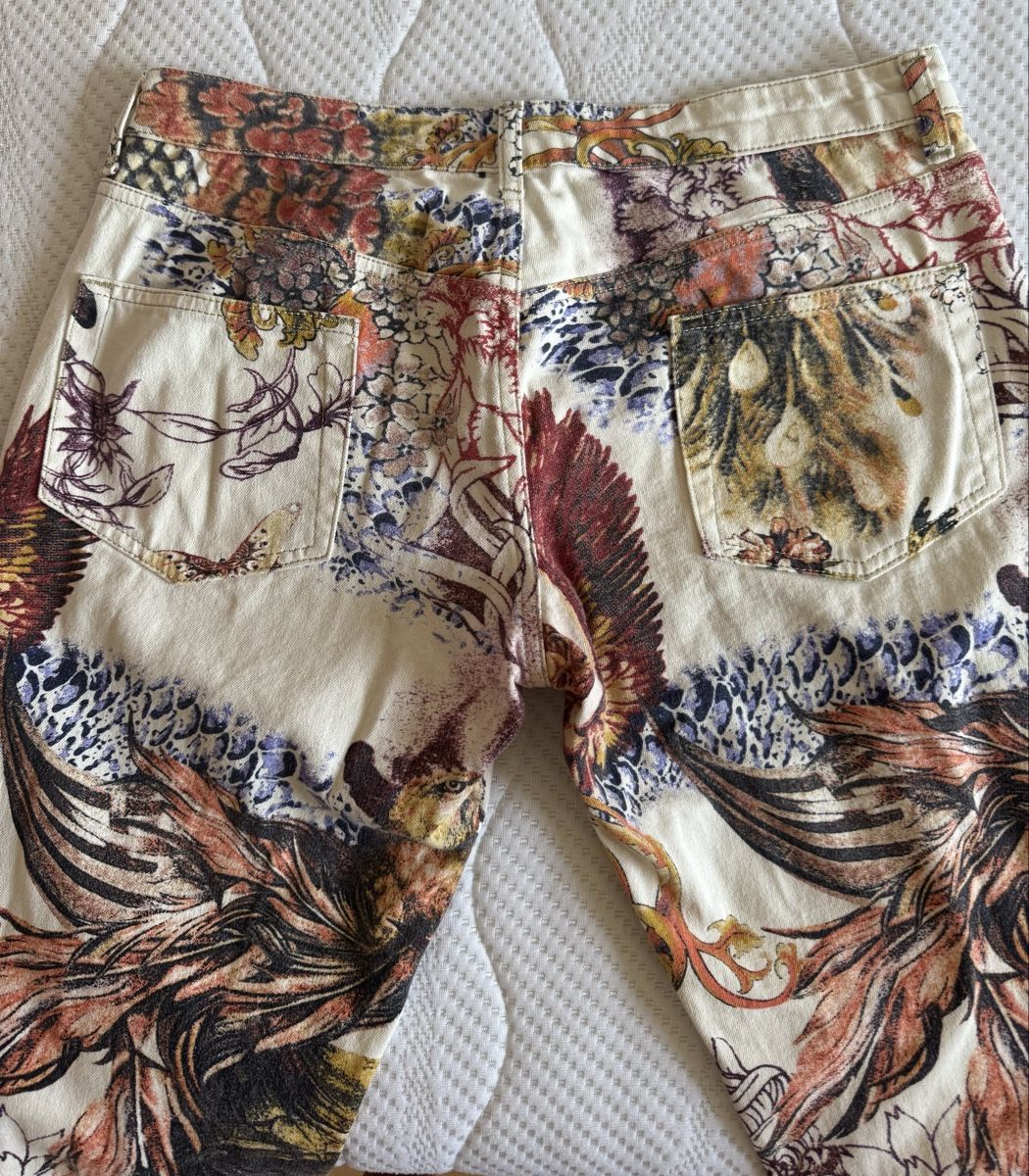 Roberto Cavalli Jeans: Vintage Roberto Cavalli SS/2000 printed jeans – Nuovo (secondo la descrizione) da Aigle venduto da 029_mbn 3