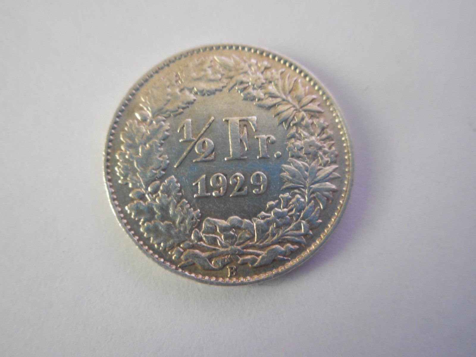 Alle Münzen: 50 Rp. 1929 silber  vorz – Gebraucht aus Kriegstetten von pizlad2010 1