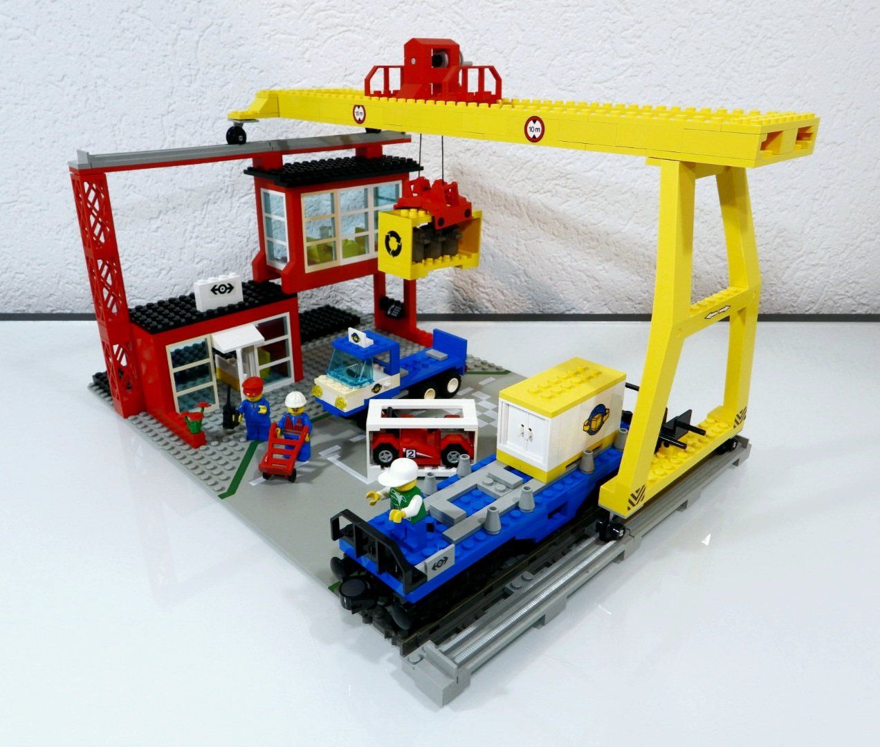 Lego Baukästen: LEGO 9 VOLT EISENBAHN 4555 VERLADESTATION MIT WAGON – Gebraucht aus Turbenthal von Ddanuh 8