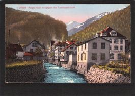 #Ragaz SG gegen die Taminaschlucht , datiert 1927