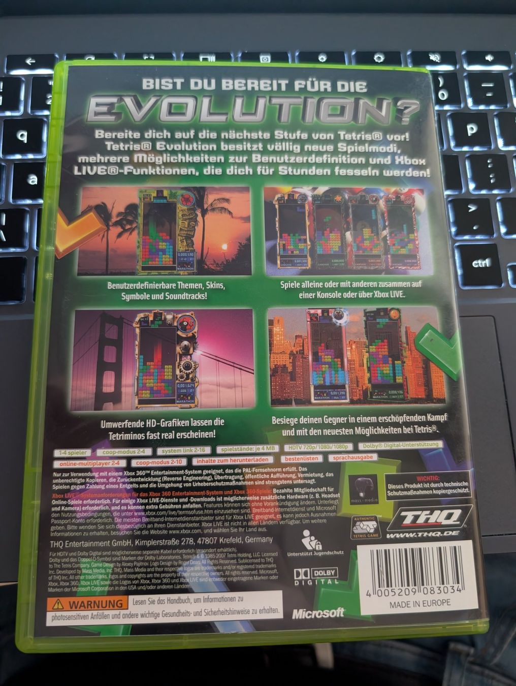 Microsoft Giochi: Tetris Evolution - Xbox 360 Game – Usato da Hünenberg See venduto da SpecialEditionGaming 2