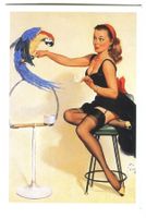 Postkarte "Pin-up"