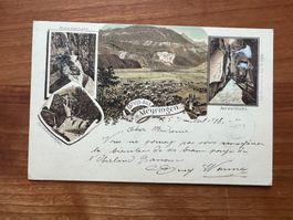 Postkarte  1898 Meyringen Litho    Vintage  (G1642)