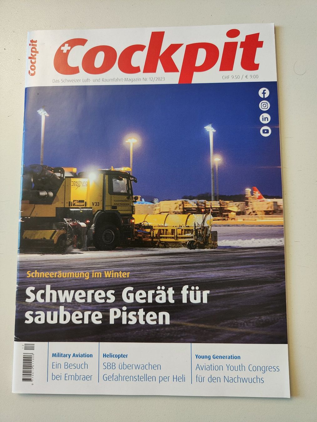 Riviste & Magazine: Cockpit - Das Schweizer Luftfahrtmagazin 12/2023 – Usato da Nürensdorf venduto da Wini56