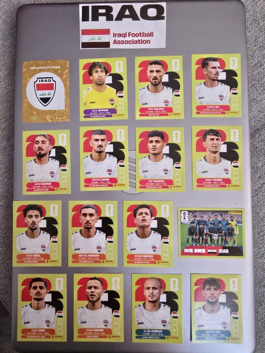 Panini Carte collezionabili: Irak Panini WM 2026 – Nuovo (secondo la descrizione) da Zürich venduto da TutNixCH