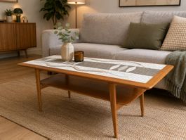 Couchtisch Designer Holz Mitte 20. Jh. guter Zustand