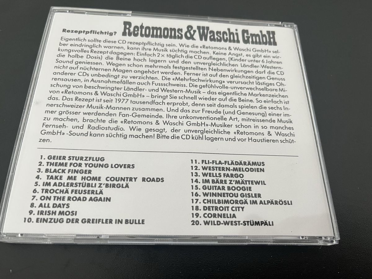 CD: Retomons & Waschi GmbH CD – Usato da Schübelbach venduto da Klabauterli 1
