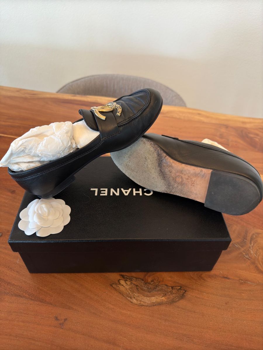 Chanel Scarpe da donna: Chanel Leder Mokassin – Usato da Pfäffikon ZH venduto da C.Cs 3