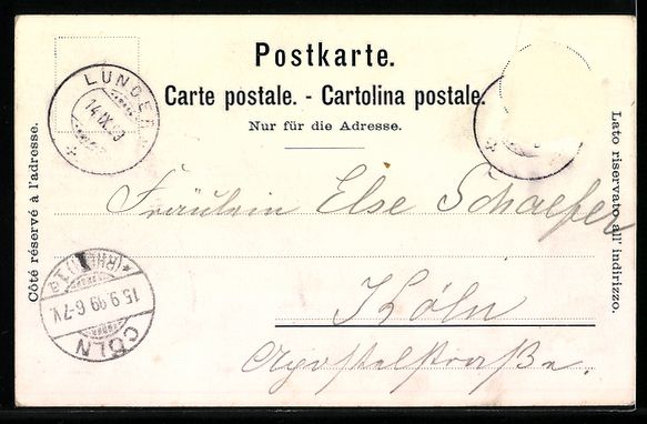Cartes postales: AK Lungern, Brünigbahn, 1899 – D'occasion à Berlin par bartko-reher 1