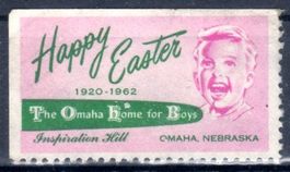 VIGNETTE HAPPY EASTER THE OMAHA HOME FOR BOYS *OHNE GUMMI*