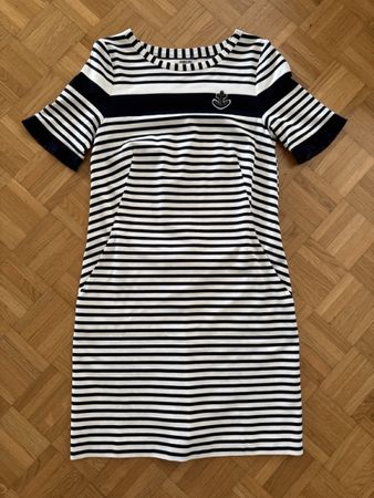 Marc Cain Striped Sailor/Anchor Dress M/No2