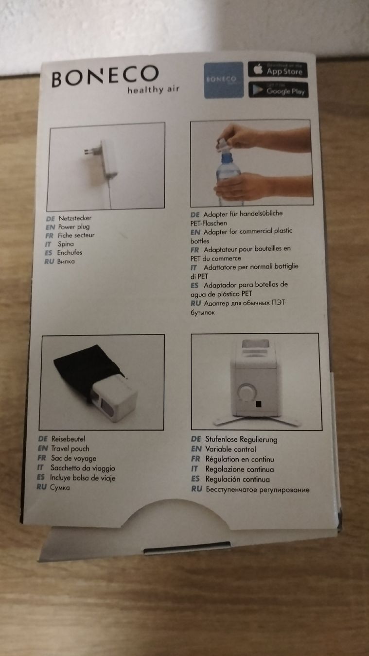 Boneco Umidificatori d'aria: Boneco Reise Luftbefeuchter U7146 weiss – Usato da Eggiwil venduto da Loego 2