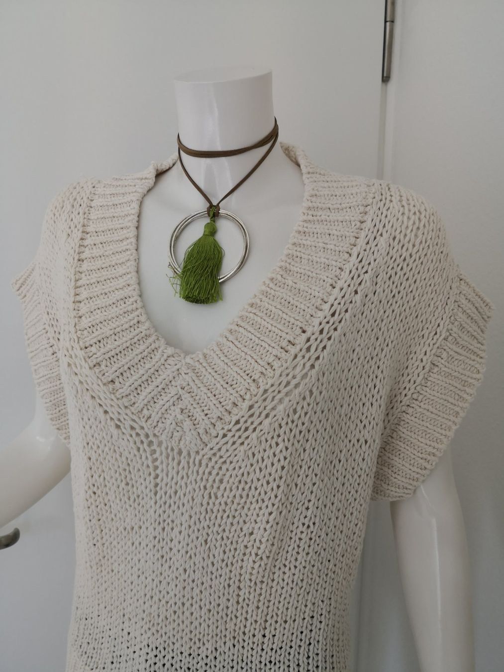 Massimo Dutti Maglioni & Felpe: 🤩MASSIMO DUTTI KURZARM STRICK-PULLOVER ECRU – Usato da Olten venduto da Naja-Twins-Twins 9