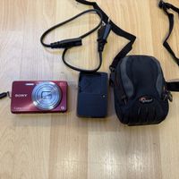 Digitalkamera Sony Cyber-shot DSC-W690 rot mit Zubehör