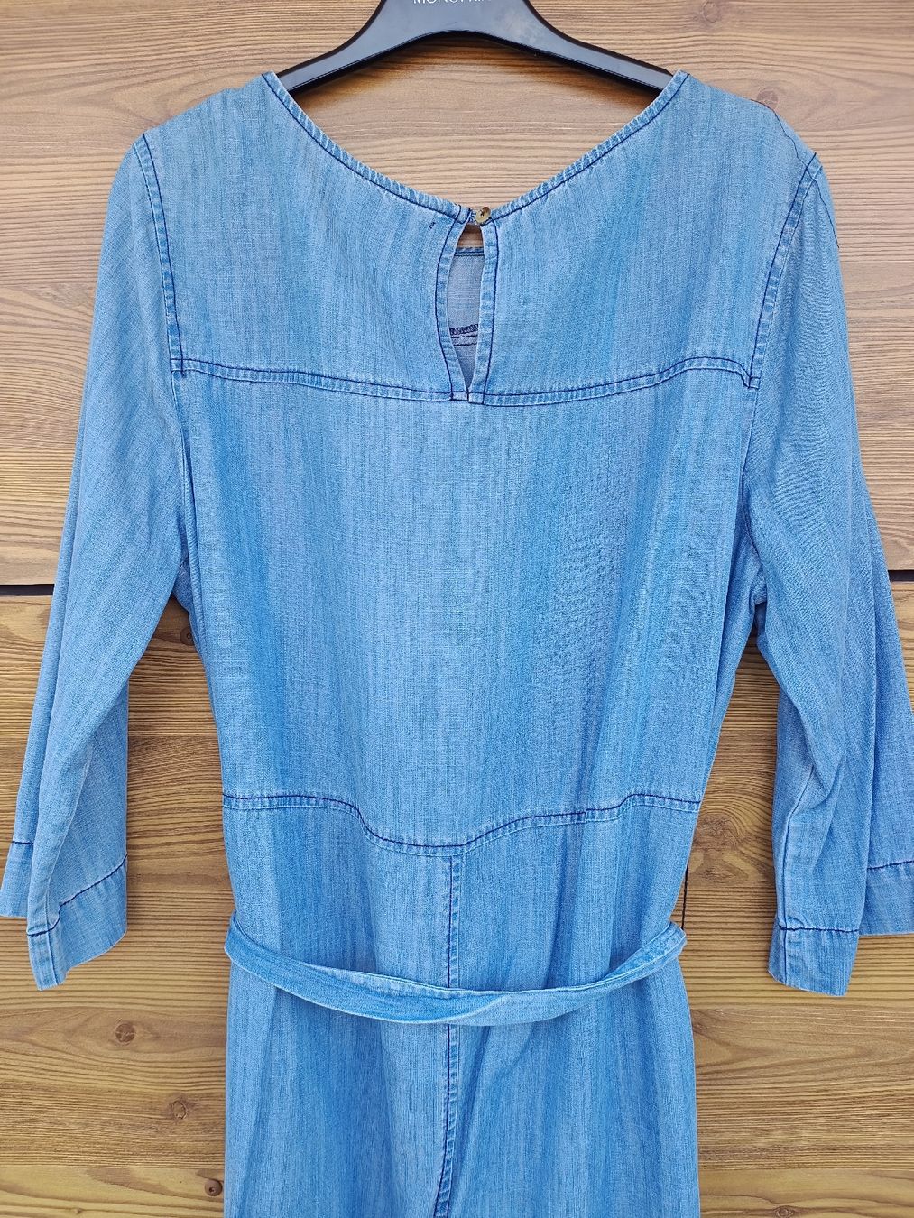 Vestiti: Robe en lyocel / jean clair Violeta by Mango taille L – Nuovo (secondo la descrizione) da Genève venduto da Brachiopode 7