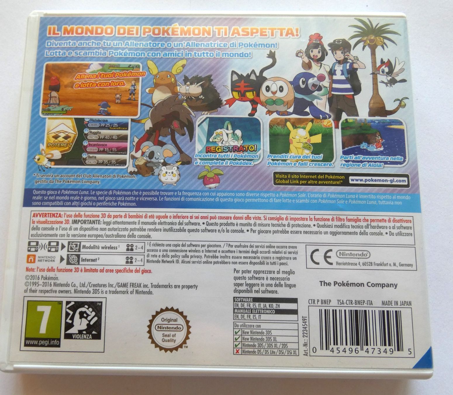 Pokémon Giochi: Nintendo 3DS - Pokemon Moon – Usato da La Sarraz venduto da classicworldcoins 1