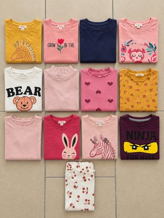 13 langarm T-shirt Grosse 104/110