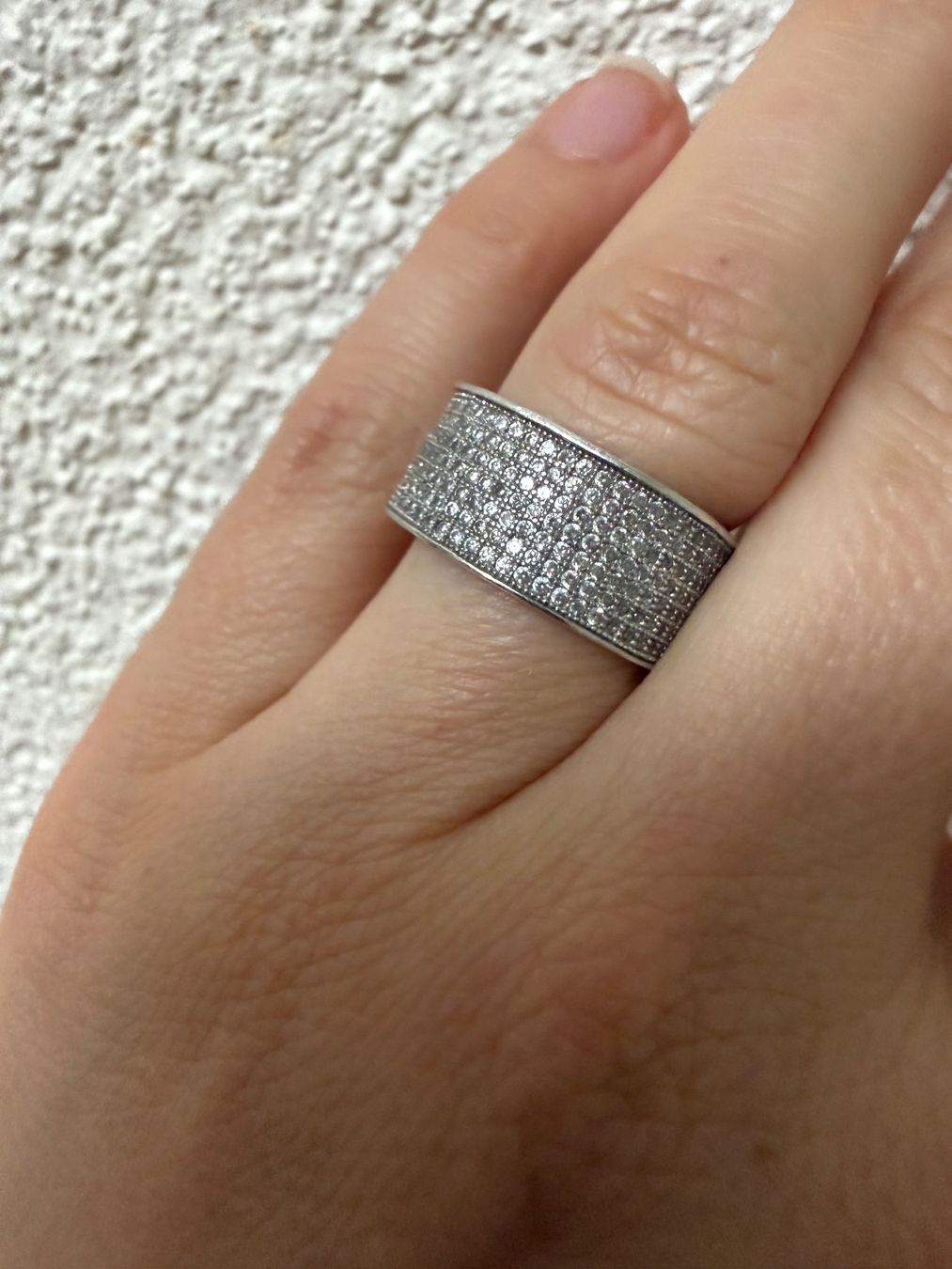 Ringe: Silber Ring mit Zirkonia Pave 925 – Gebraucht aus Spiegel b. Bern von Rogger72 3