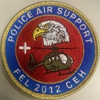 Patch Police Air Support Helikopter FEL 2012 CEH