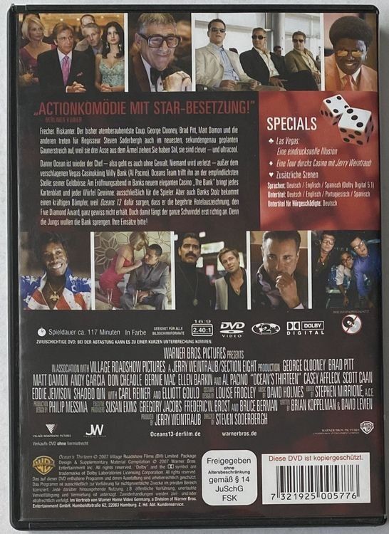 Tutti i DVDs: Ocean`s 13 – Usato da Flums venduto da Asquillo 1