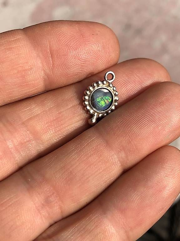 Ciondoli: Silberanhänger mit Boulder Opal – Usato da Wigoltingen venduto da SANDROPAL 3