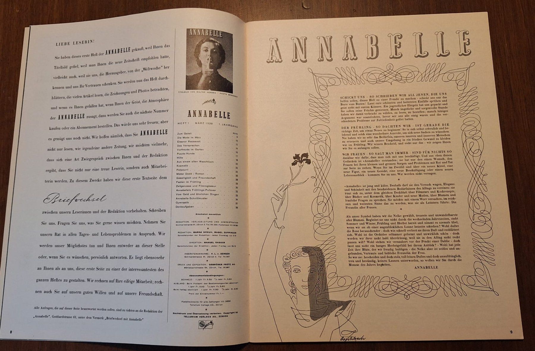 Riviste & Magazine: Annabelle Erstausgabe – Usato da Udligenswil venduto da LuziaMaria 2